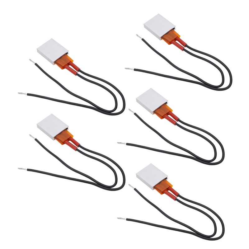 5Pcs PTC Heating Element Aluminum Shell Continuous Heat Output Automatic