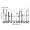 Dinyeo Hinged Flower Vase Small Tiny Glass Foldable Test Tube