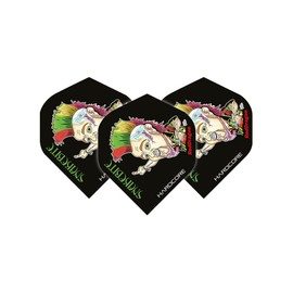 Hardcore Peter Wright Snakebite Cartoon Extra Thick Dart Flights - 4 sets per pack (12 flights in total)