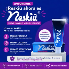 Neskiu (antes Reskiu) 30 ml. Crema Neskiú (antes Reskiú).