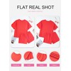 SHEWIN Two Piece Sets for Women Casual Ribbed Short Sleeve