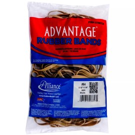Alliance 06647 Advantage Rubber Bands, Size 64, 3-1/2 x 1/4", 1/4 LB Bag