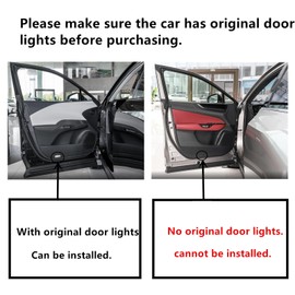Never Fade Car Door Lights Logo, Compatible with Infiniti: Q40/50/60/70,QX50/56/60/70/80,EX25/35/37,M25/35/37/45/56,FX35/37/45/50,G25/35/37, Welcome Light Puddle Lamp Car Accessories - 4PCS