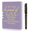 Thank You Gifts For Colleagues Leather Notebook A5,Leaving Gifts For