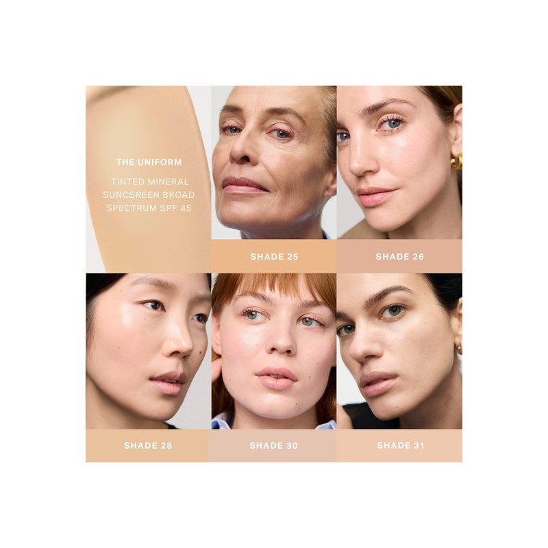 Merit Tinted Mineral Sunscreen SPF 45 1.7 oz/50ml 25 light