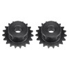uxcell #25 Chain Roller Sprocket, 10mm Bore 1/4" Pitch 19