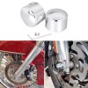 KEEPDSGN Chrome Front Axle Nut Cover For Harley Electra Glide