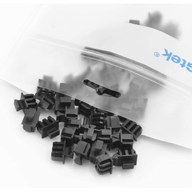 SFP SFP+ Dust Cover, Anti-Dust Cap for SFP SFP+ port, Fiber Optic Dust Caps, Port Protector for Switch/Network Cards/Router/Media Converters, PVC, 50 Pack