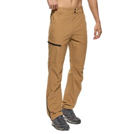 Mens Work Cargo Hiking Fishing Hunting Outdoor Construction Pants Stretch Lightweight Waterproof Pants Khaki 38X30