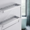 Bathroom Space Aluminum Shelf Bathroom Wall Mounted Drill Free Shelf