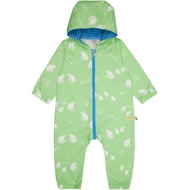 loud + proud Unisex Baby Outdoor, Organic Cotton, GOTS Certified Jumpsuit, opal