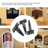 6 Pcs 7.9in T Strap Hinges, Heavy Duty Shed Door