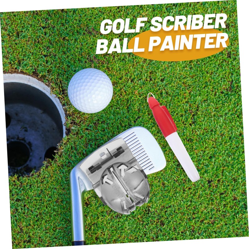 Totority Golf Ball Line Marker Tool Set 8 Pieces Reusable