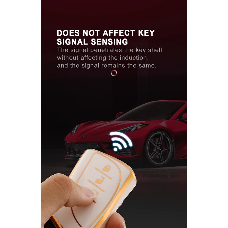 TECART Key Case Cover Fit for Lexus ES350 ES300h Soft