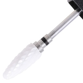 Delanie Extra Coarse Ceramic Cone Nail Drill Bit for Removing Gel Polish Remover Bit, Manicure Pedicure Nail Art Tools - 3/32" Drill Bit for Nails, Extra Coarse Grit