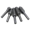 JIUWU 10pcs Black 6.35mm Shank Twist Drill Bits Metal Drill