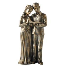 JFSM INC. Husband & Wife Praying Couple Statue Sculpture - Wedding