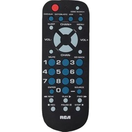 RCA Remote Control with 4 Functions,Black