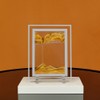 WANLIAN Moving Sand Art Picture, Dynamic Sand Picture, Golden Desktop
