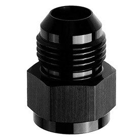 4AN Female to 6AN Male Flare Reducer/Extender Union Fuel Hose Line Fitting Adapters Aluminum Black