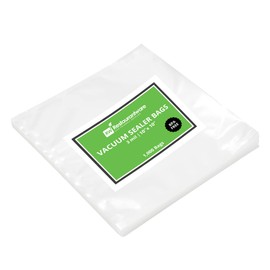 Restaurantware Fresh Hero 10 x 10 Inch Vacuum Sealer Bags 1000 Food Storage Bags - 3 mil Thick Microwavable Clear Plastic Sous Vide Bags Freezable For Storing Food Or Sous Vide Cooking