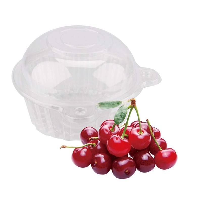 50 Pack Clear Plastic Single Individual Cupcake Muffin Dome Holders