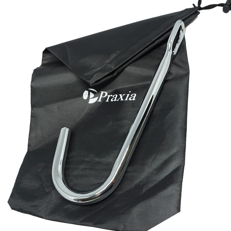 Praxia Metal Hook, Metal Hook, Butt Hole, Diameter 0.5 inches