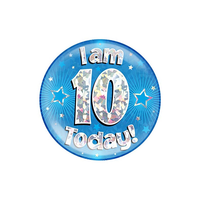 OAKTREE UK 633421 Birthday Badge, Blue