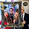 Happy Birthday Photo Booth Frame Inflatable Selfie Frame with 30Pcs