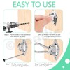 Keadic Eyes Plate Marine Hardware Hooks and Snap Hook with