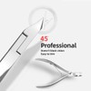 Cuticle Trimmer 3/4 Jaw Extremely Sharp Cuticle Nippers Scissors Stainless