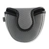 Andux Mesh Mallet Putter Cover Golf Putter Head Covers Grey,