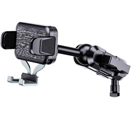 Kaishengyuan Dash Mount Phone Holder with Metal Double Socket Arm & 360° Rotation Extension Mounting Arm & 0.98” Ballhead Kits Compatible with 4“-7" Smartphones (Not Include Metal Base)