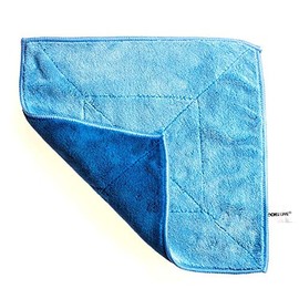 Kochblume Microfibre Cloth 30 x 30 cm Extra Absorbent Fibres Washable up to 40 °C Colour: Blue/Dark Blue