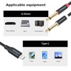 Lrbners 6.6FT(2M) USB-C to Dual 6.35mm TS Male Cable -