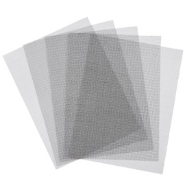 KONTONTY 5pcs Stainless Steel Welding Mesh Wire Screen for Automotive Bumper Repairs Corrosion Resistant Easy to Cut Bend for Thermoplastic Repairs