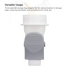 2Pcs Breastmilk Storage Bag Adapter Portable Convenient Use Wide Mouth