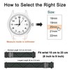 WOCCI 22mm Braided Nylon Watch Straps for Men and Women,