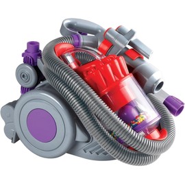 Casdon Dyson DC22 Vacuum Cleaner | Toy Dyson DC22 Vacuum Cleaner For Children Aged 3+ | Features Working Suction, Just Like The Real Thing,Grey/Purple/Red
