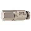 Tone BIT3-H10 Hexagon Bit, 0.3 inch (9.5 mm) Drive Angle