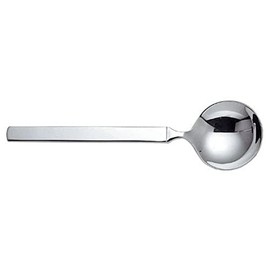 Alessi 4180/31 Dry Suppenlöffel, 6 Stück (80/31 (DE)/41), Silber