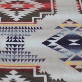 Native American Design Anti-Pill Fleece Fabric by The Yard
