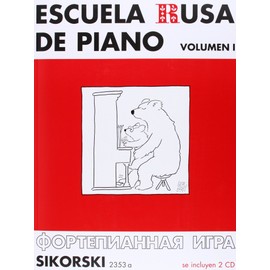 Escuela rusa de piano: Volumen 1. Con 2 CD (Grabaciones). Volumen 1. Klavier.