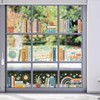 Yiaoyinnz 9 Sheet Boho Book Window Clings Back to School