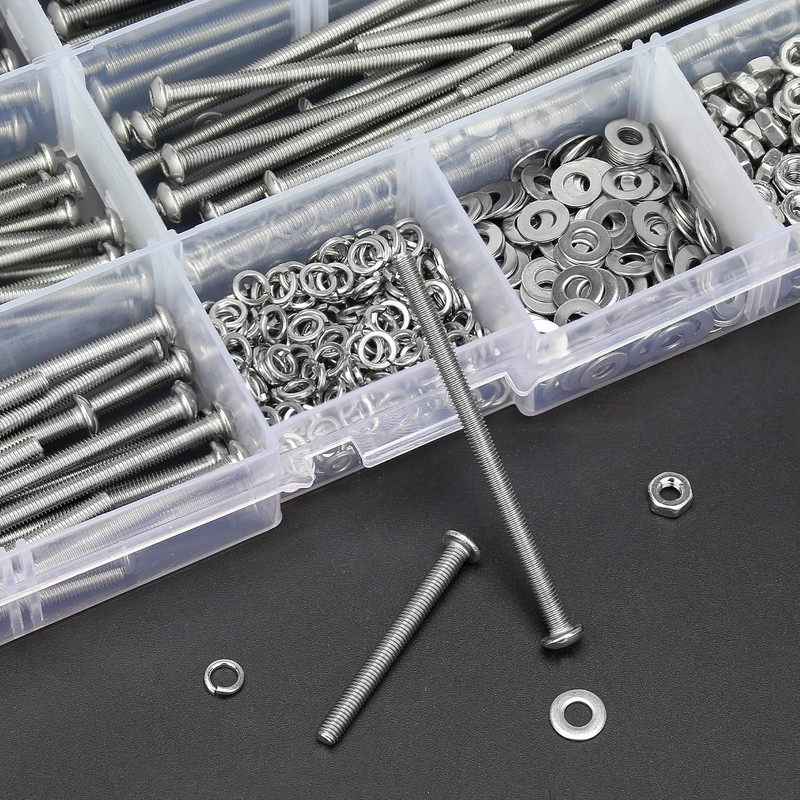 HELIFOUNER 400 Pieces M3 x 30mm /35mm /40mm /45mm /50mm,