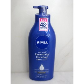 NIVEA BODY LOTION ESSENTIALLY ENRICHED 48HR DEEP NOURISHING SERUM 21 OZ 2PCS
