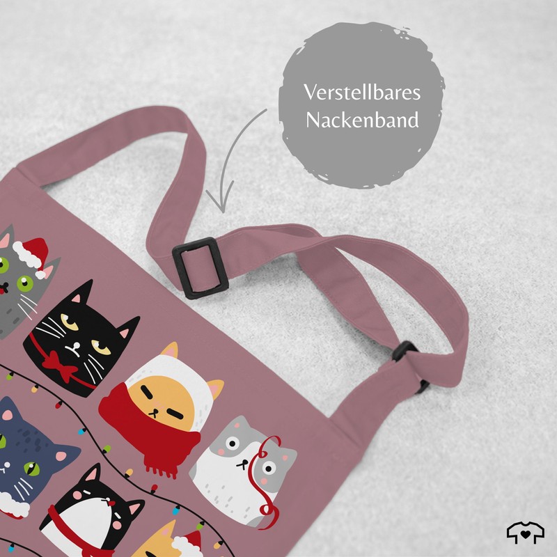 Shirtracer - Apron - Christmas Apron - Adult - Cats