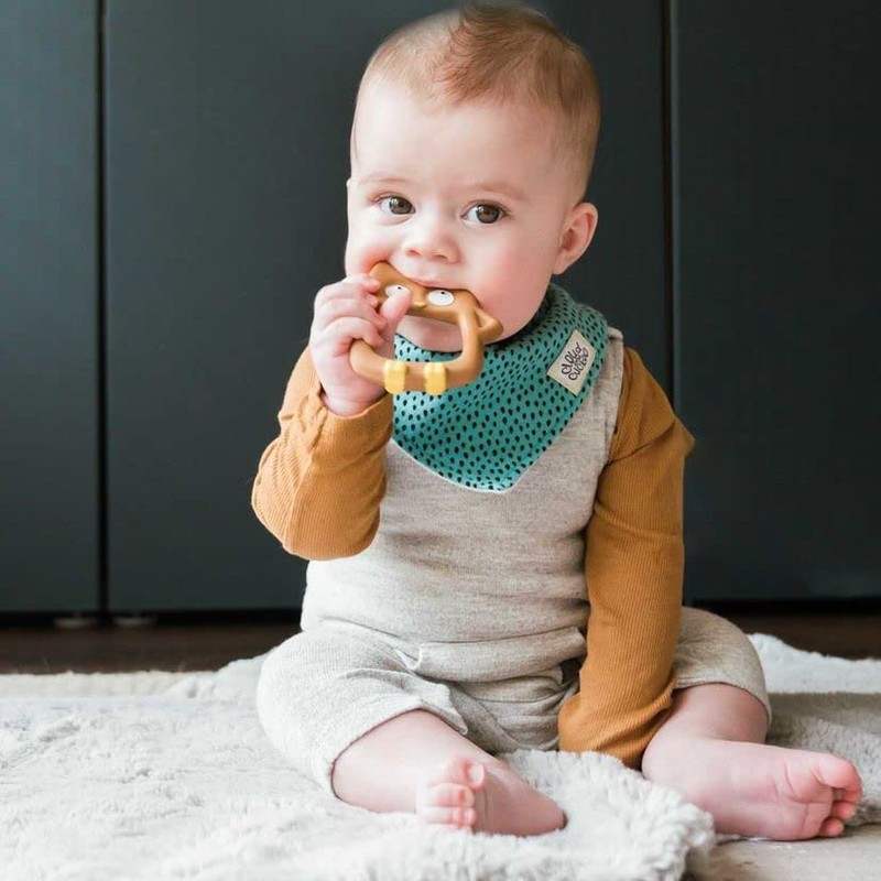 Cloud and Cuckoo My Friend Hoot Teether | Natural Rubber