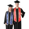 GraduationMall Plain Graduation Honor Stole Classic End With Trim Unisex