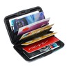 ELFISH Mini RFID Aluminum Wallet Credit Cards Holder Business Card